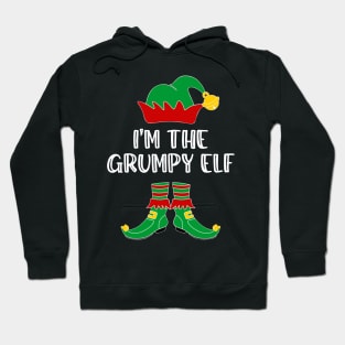 I'm The Grumpy Elf Matching Family Group Christmas Hoodie